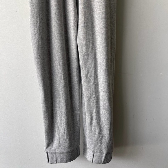 Samantha Eng Jumpsuit Womens Medium Grey Button Front Casual Lounge Knit - Picture 2 of 8